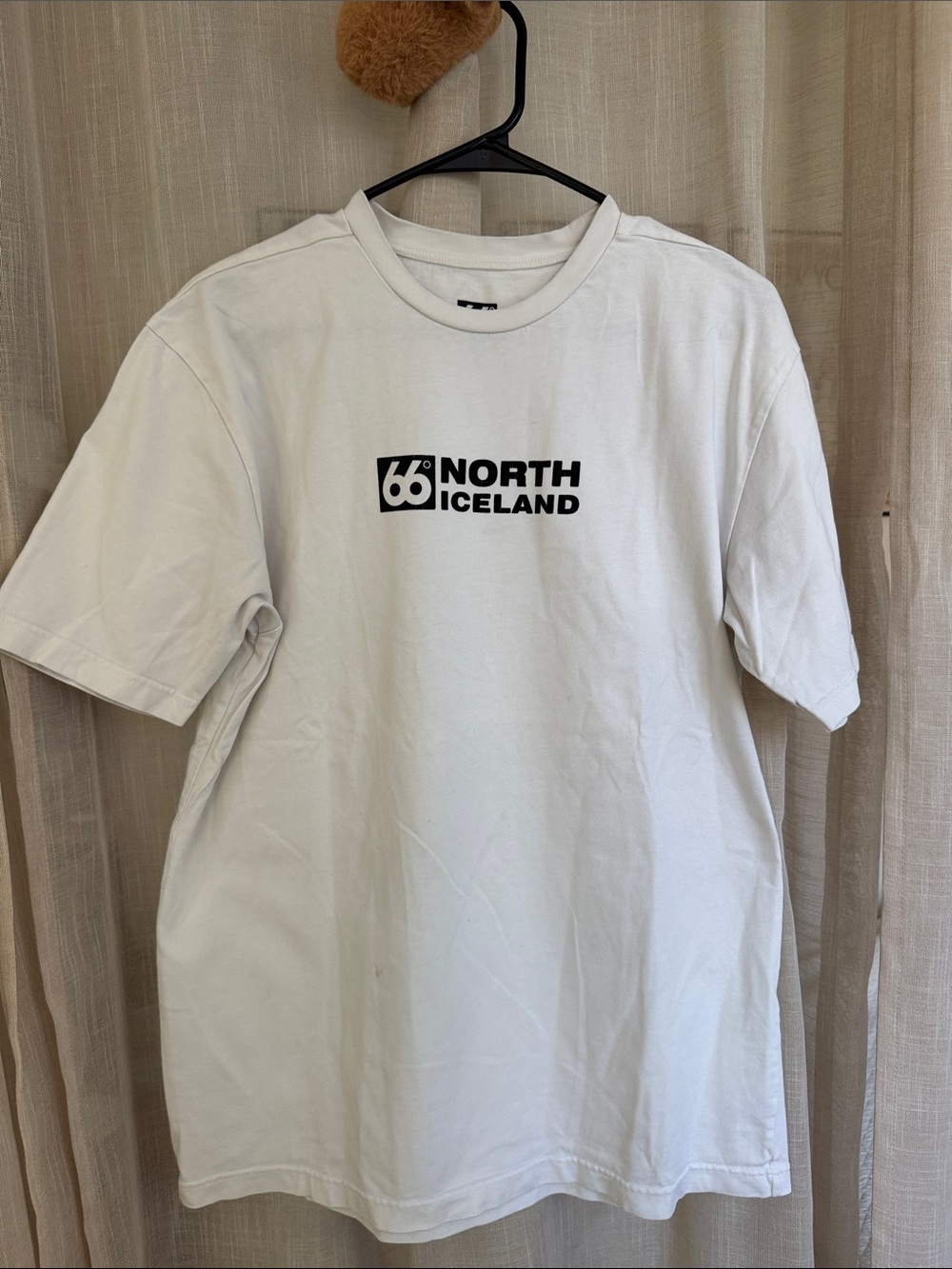 66 north Iceland Men's White Logo T-Shirt
